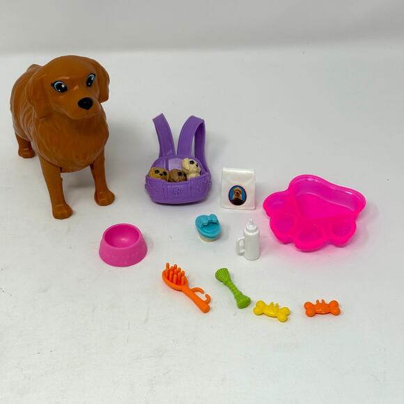 Barbie Newborn Pups Playset 14 Piece Accessories Set BARBIE DOLL NOT INCLUDED - Picture 16 of 16